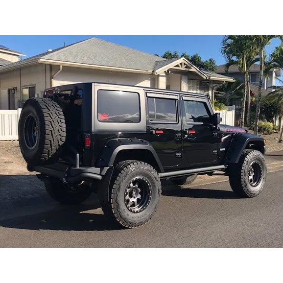 Load image into Gallery viewer, Focus Auto Design Inc. TV7W07-4 Tough Visors for 07-18 Jeep Wrangler JK Unlimited 4-Door

