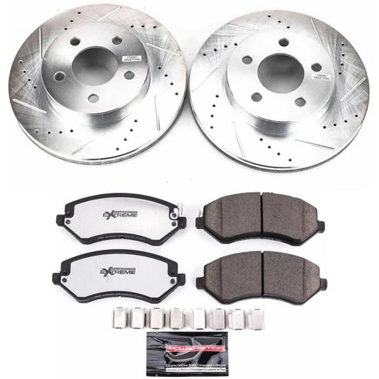 Power Stop K2160-36 Front Z36 Extreme Truck and Tow Brake Kit for 02-07 Jeep Liberty KJ