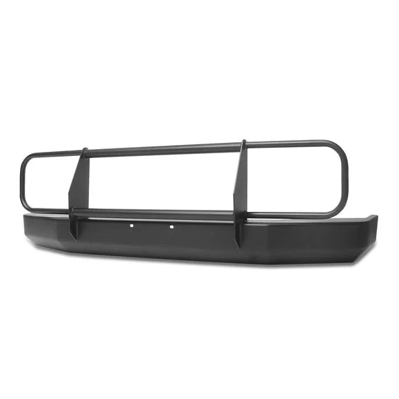 Warrior Products 56050 Front Rock Crawler Bumper with Brush Guard in Black for 84-01 Jeep Cherokee XJ