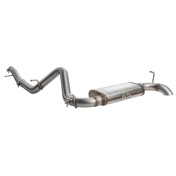 Load image into Gallery viewer, aFe Power 49-46221 Mach Force XP Hi-Tuck 3&quot; CAT Back Exhaust for 12-18 Jeep Wrangler JK 2 Door with 3.6L
