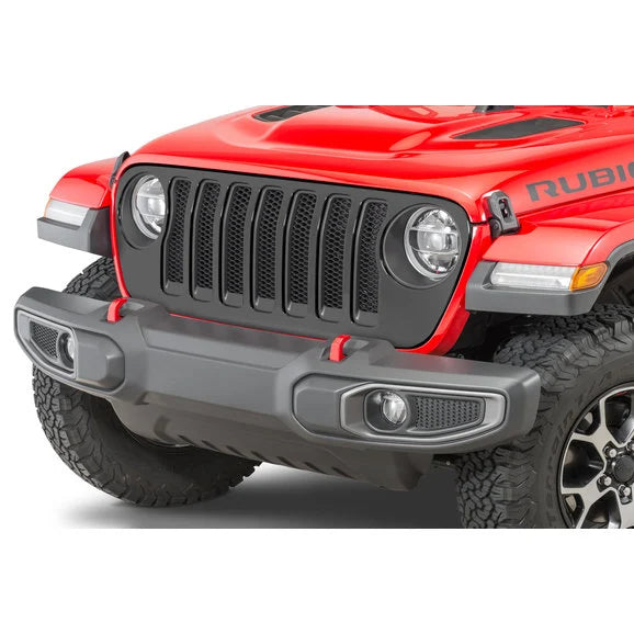 Mopar 82215114 Satin Black Grille for 18-23 Jeep Wrangler JL