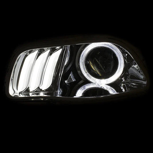 Anzo USA Projector Headlight with LED Halo for 14-18 Jeep Cherokee KL