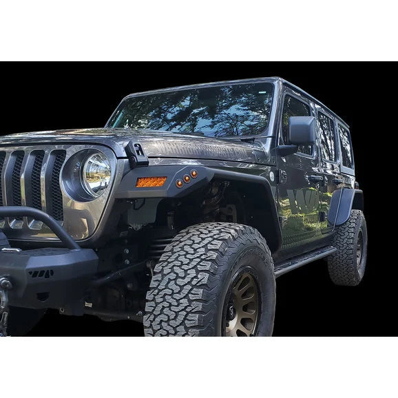 Load image into Gallery viewer, Warrior Products Tube Fender Flares for 18-24 Jeep Wrangler JL
