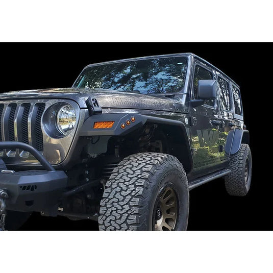 Warrior Products Tube Fender Flares for 18-24 Jeep Wrangler JL