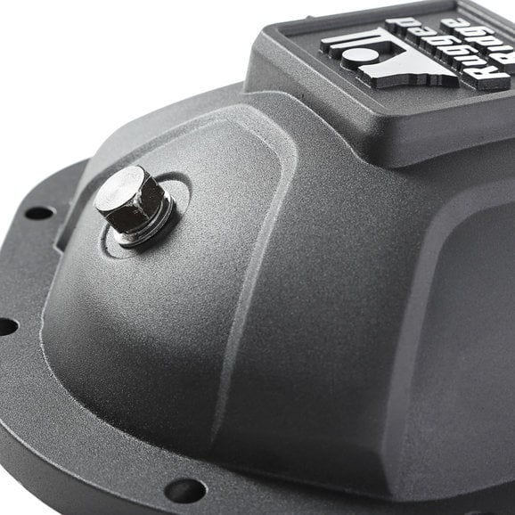 Load image into Gallery viewer, Rugged Ridge 16595.12 Boulder Aluminum Differential Cover in Black for Dana 44 Axle Assemblies
