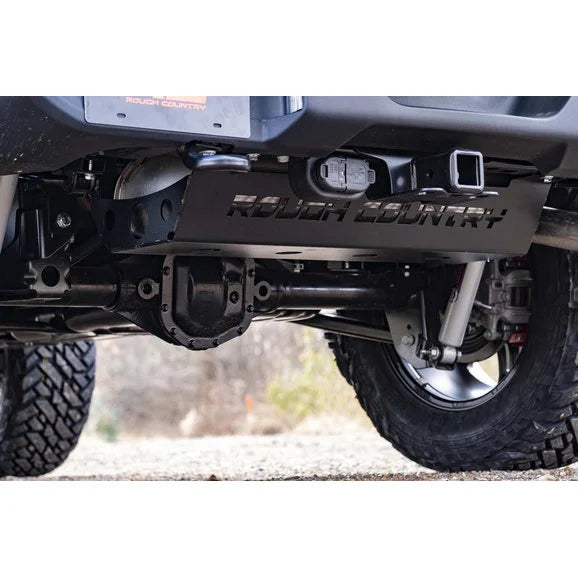 Load image into Gallery viewer, Rough Country 10599 Muffler Skid Plate for 18-24 Jeep Wrangler JL
