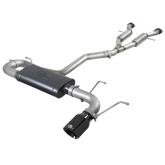 aFe Power Mach Force XP 304 Stainless Steel Cat-Back Exhaust for 14-21 Jeep Grand Cherokee WK2 with 3.6L V6