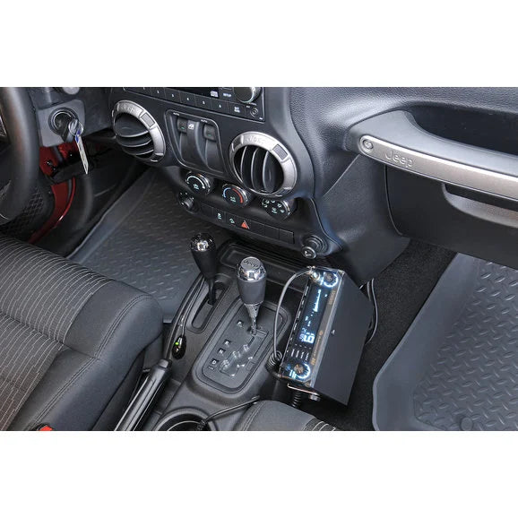 Load image into Gallery viewer, Quadratec JK-CBMU Quick Disconnect CB Radio Mount for 11-18 Jeep Wrangler JK with Full Size CB Radios
