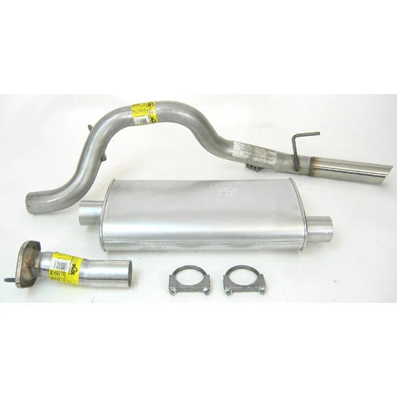 DynoMax 19392 Ultra Flo Welded Cat-Back Single System for 02-04 Jeep Liberty KJ with 3.7L V6 Engine