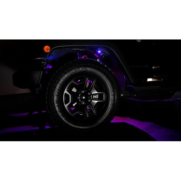 Load image into Gallery viewer, Stinger Off-Road Bluetooth RGB LED Underglow Kit for 07-24 Jeep Wrangler JL, JK &amp; Gladiator JT
