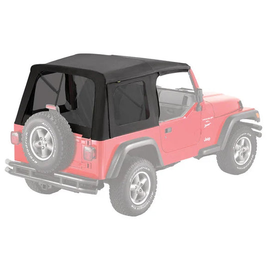 Bestop Supertop Soft Top Replacement Skin with Tinted Windows for 97-06 Jeep Wrangler TJ with Supertop