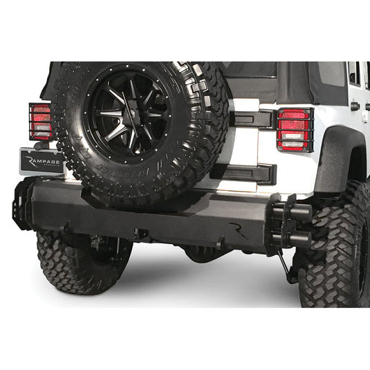 Rampage Products 99610 TrailRam Rear Bumper for 07-18 Jeep Wrangler JK