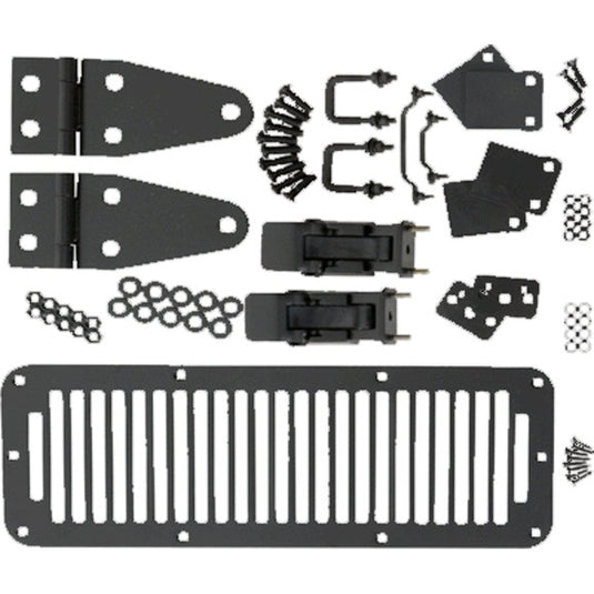 Kentrol Hood Kit with TJ Style Hood Catch for 78-95 Jeep CJ and Wrangler YJ