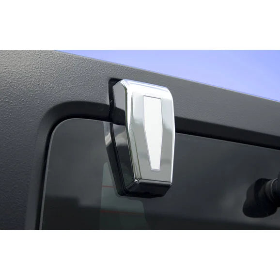 Rugged Ridge 13311.25 Chrome Liftgate Hinge Covers for 07-18 Jeep Wrangler JK