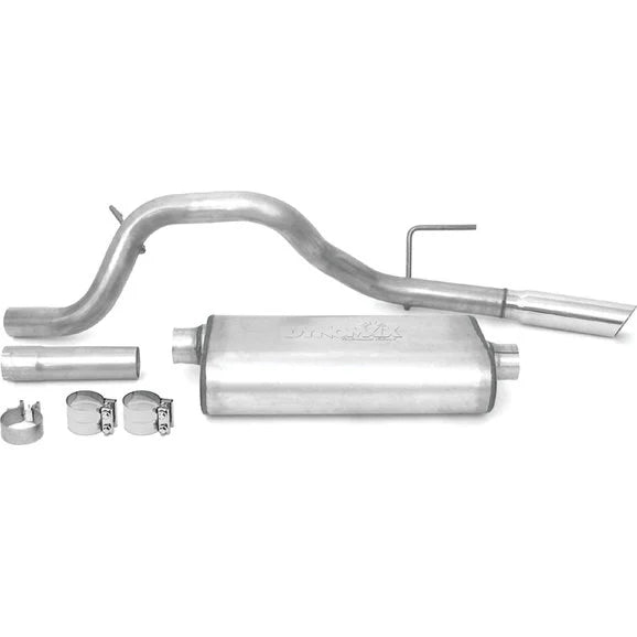 DynoMax 39475 Stainless Steel Single Exit Exhaust System for 08-09 Jeep Liberty KK with 3.7L Engine