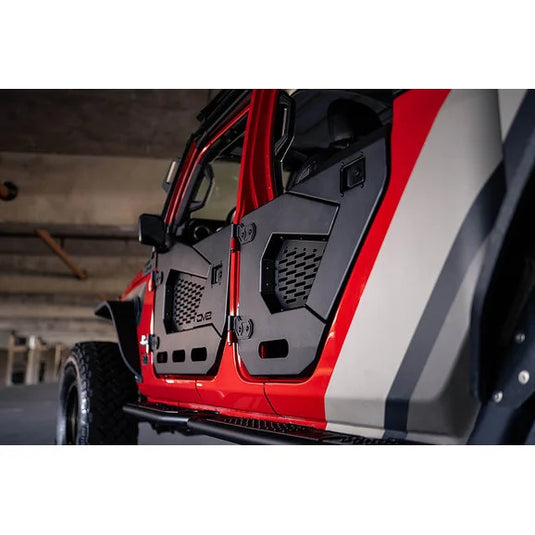 DV8 Offroad Spec Series Half Doors for 18-24 Jeep Wrangler JL & Gladiator JT