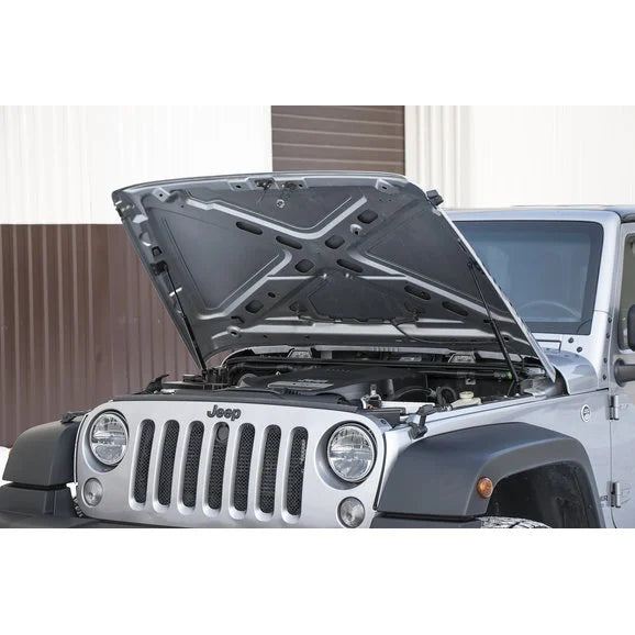 Load image into Gallery viewer, Rival 4x4 2A.ST.2703.1 Hood Lift Kit for 07-18 Jeep Wrangler JK with Factory Hood
