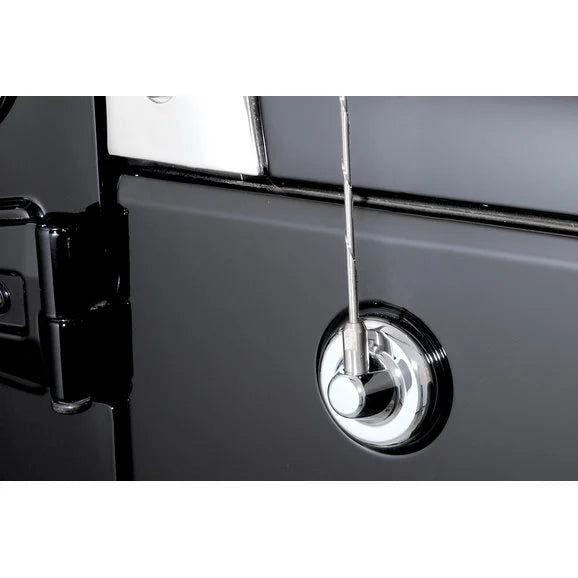 Rugged Ridge 13311.26 Chromed Antenna Base Cover for 07-18 Jeep Wrangler JK