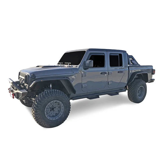 Black Horse Off Road Armour II Roll Bar Kit for 20-24 Jeep Gladiator JT