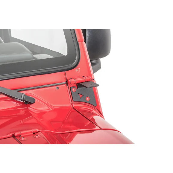 Load image into Gallery viewer, J.W. Speaker 6149233 A-Pillar Light Mounts for 97-06 Jeep Wrangler TJ &amp; Unlimited
