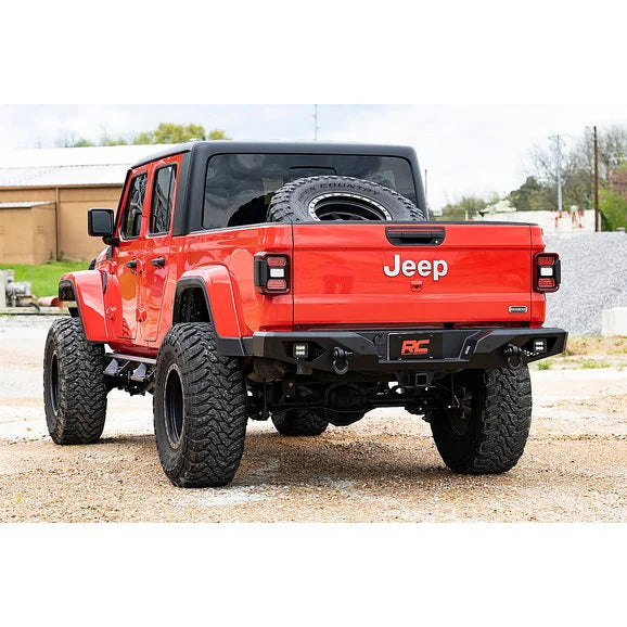 Load image into Gallery viewer, Rough Country 10646 Heavy-Duty Rear LED Bumper for 20-24 Jeep Gladiator JT
