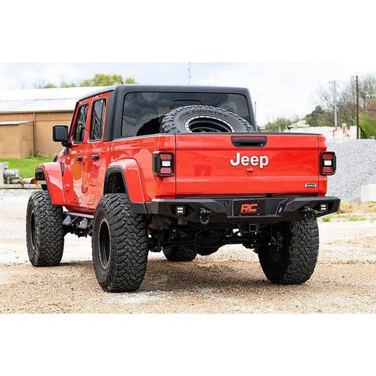 Rough Country 10646 Heavy-Duty Rear LED Bumper for 20-24 Jeep Gladiator JT