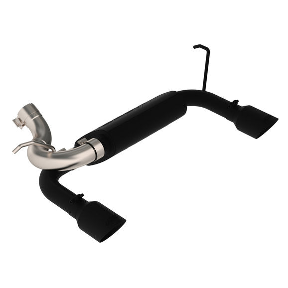 MBRP S5528BLK Dual Axle Back System in Black for 07-18 Jeep Wrangler & Wrangler Unlimited JK with 3.6/3.8L