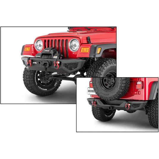 Carnivore Front & Rear Bumper Combo for 87-06 Jeep Wrangler YJ & TJ