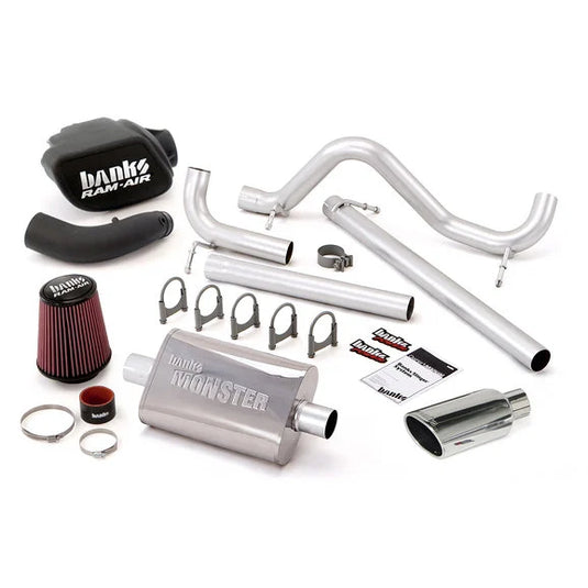 Banks Power Stinger Exhaust System for 07-11 Jeep Wrangler Unlimited JK 4 Door with 3.8L