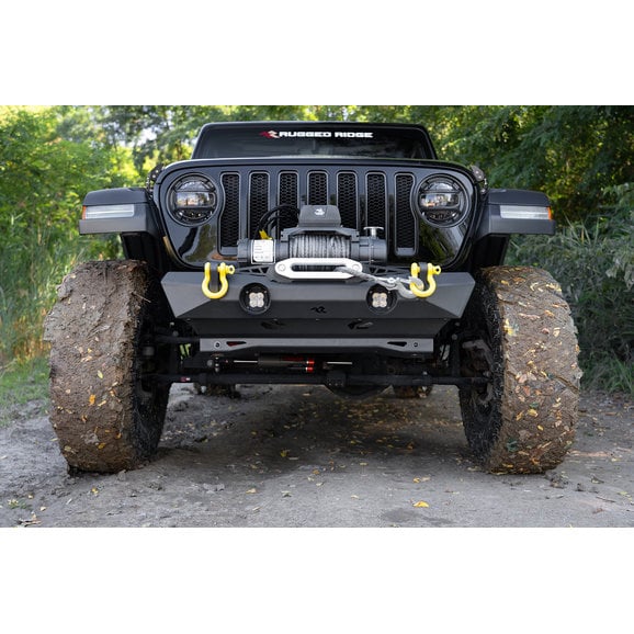 Load image into Gallery viewer, Rugged Ridge XOR Front Stubby Bumper for 07-24 Jeep Wrangler JK, JL &amp; Gladiator JT
