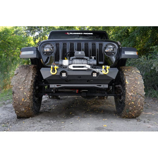 Rugged Ridge XOR Front Stubby Bumper for 07-24 Jeep Wrangler JK, JL & Gladiator JT