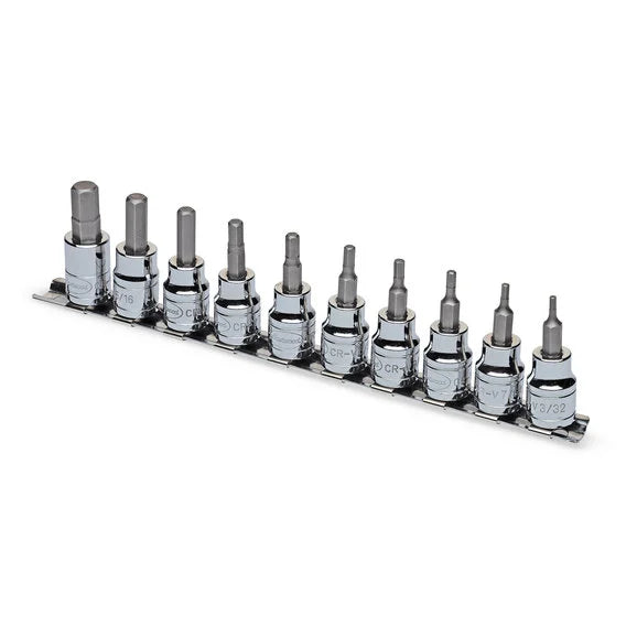 Load image into Gallery viewer, Eastwood 32162 10-Piece 3/8&quot; Drive SAE Hex Bit Set
