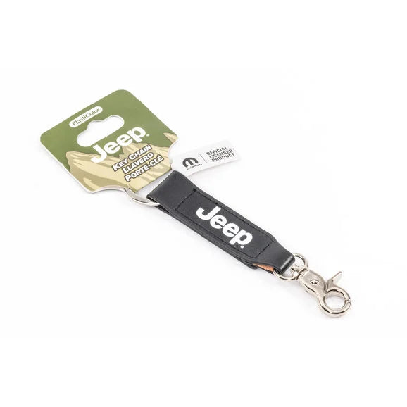 Load image into Gallery viewer, Plasticolor 004375R01 Jeep Logo Vinyl Strap Keychain

