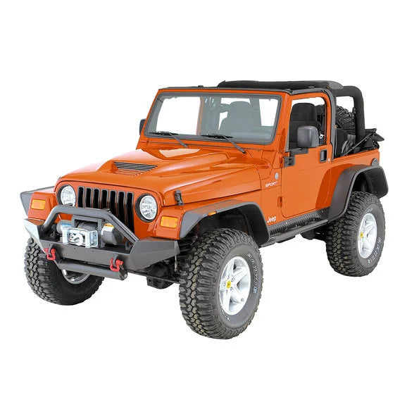 Load image into Gallery viewer, Cervini&#39;s Auto Design Ram Air Fiberglass Hood in Factory Match Paint (Top Only) for 97-06 Jeep Wrangler TJ &amp; Unlimited
