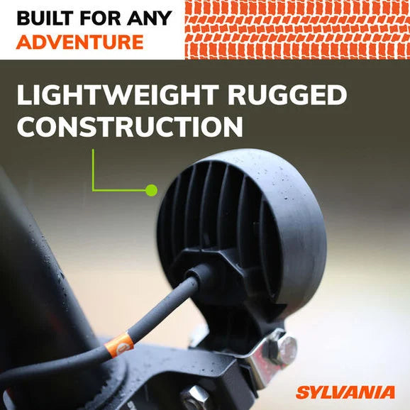 Load image into Gallery viewer, Sylvania RGRND3INFL.BX2 Rugged 3 Inch LED Pod Round- Flood Light Pair
