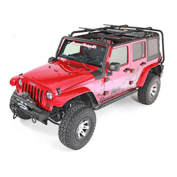 Load image into Gallery viewer, Rugged Ridge 11703.22 Sherpa Rack for 07-18 Jeep Wrangler Unlimited JK 4 Door
