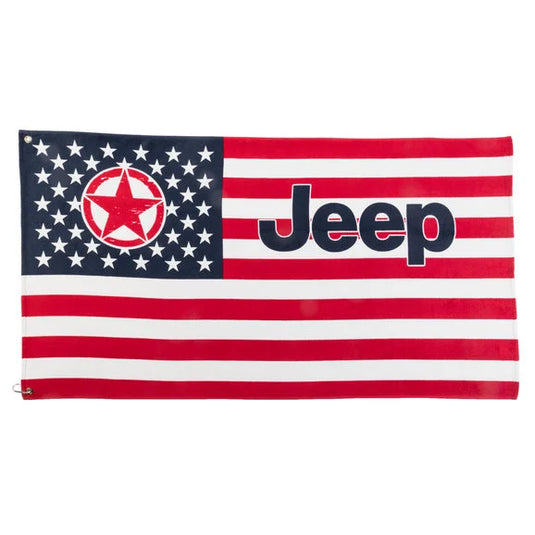 Insync Cabana Stripe Jeep Logo Beach Towel 2 Go