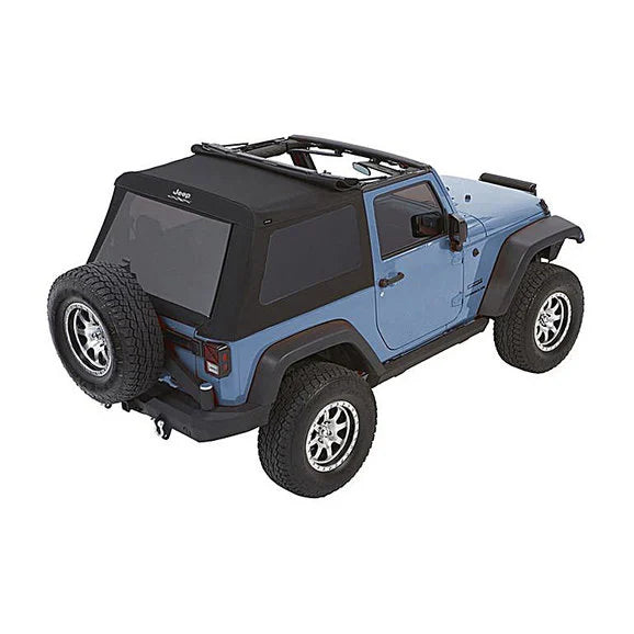 Load image into Gallery viewer, Bestop Jeep Logo Trektop Glide Soft Top for 07-18 Jeep Wrangler JK 2-Door
