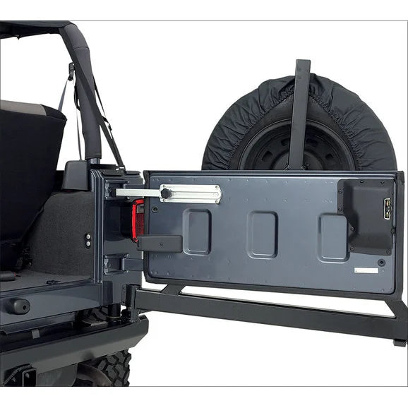 Load image into Gallery viewer, Rugged Ridge 11238.11 Aluminum Tailgate Stop for 87-10 Jeep Wrangler YJ, TJ, JK* &amp; Unlimited
