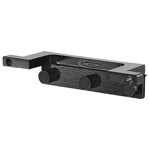 Daystar Daystar License Plate Bracket in Black for Roller Fairlead Isolator