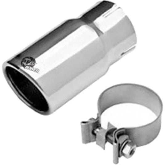 aFe Power 49-08047-P 2.5" Scorpion Aluminized Axle-Back Exhaust System with Tip for 07-18 Jeep Wrangler JK