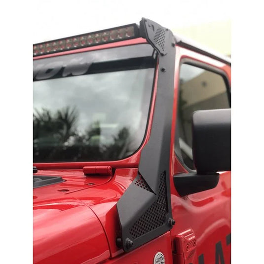 Go Rhino 730500T XE Series Windshield Light Mount for 18-22 Jeep Wrangler JL & Gladiator JT