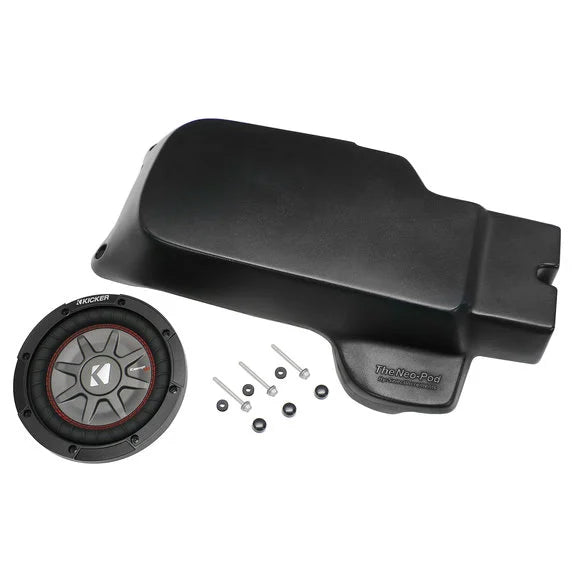 Load image into Gallery viewer, Select Increments 31649K Neo-Pod Subwoofer Enclosure With Kicker 8&quot; Subwoofer for 07-18 Jeep Wrangler Unlimited JK
