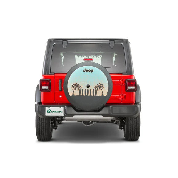 Mopar 82215431AB Cali Coastal Spare Tire Cover for 2018 Jeep Wrangler JL