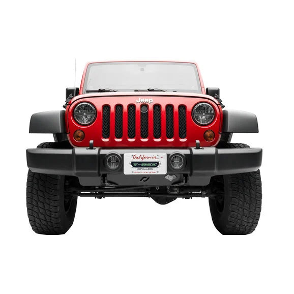 Load image into Gallery viewer, T-Rex 46482 Sport Series Formed Mesh Grille with Hood Lock Outlet for 07-18 Jeep Wrangler JK
