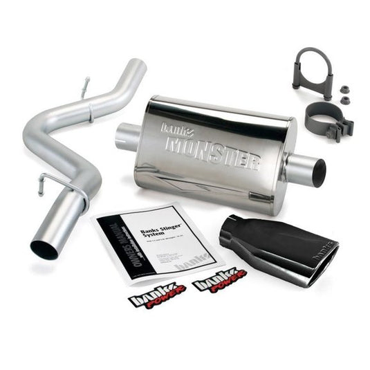 Banks Power Monster Exhaust Kit for 97-99 Jeep Wrangler TJ with 2.5/4.0L