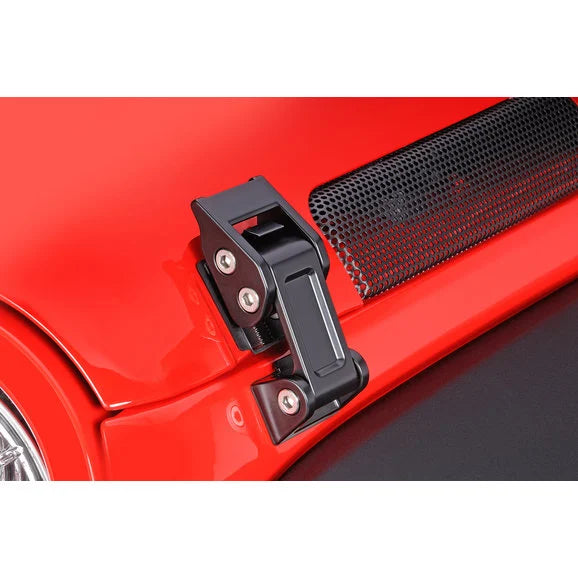 Load image into Gallery viewer, DV8 Offroad RocKlaw Hood Catch System for 07-18 Jeep Wrangler JK
