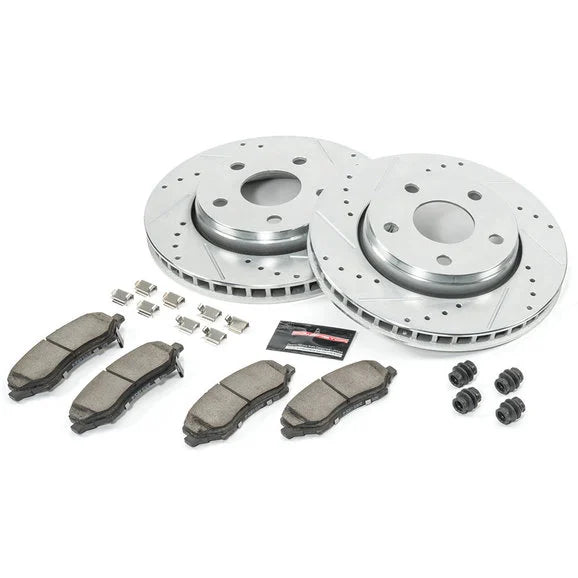 Power Stop Z36 Extreme Performance Truck & Tow Brake Kit Front for 07-18 Jeep Wrangler JK