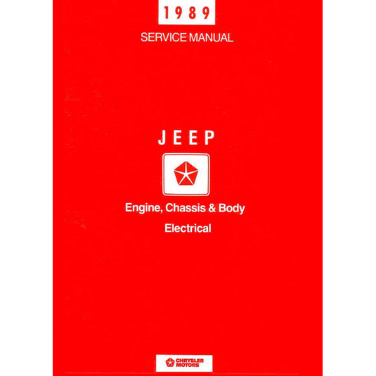 Bishko Automotive Literature Factory Authorized Technical Service Manuals for 87-04 Jeep Wrangler YJ & TJ