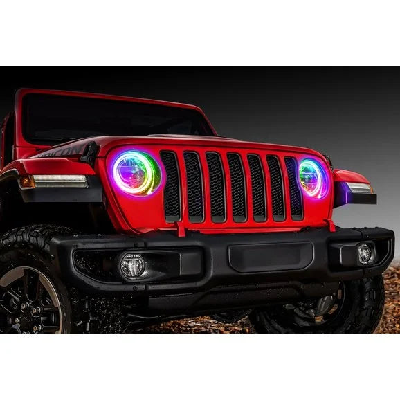 Load image into Gallery viewer, Oracle Lighting Waterproof Surface Mount LED Headlight Halo Kit for 18-20 Jeep Wrangler JL
